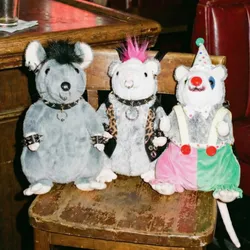 Club Exx Clown Core Possum Plush Backpack - Multi – Dolls Kill