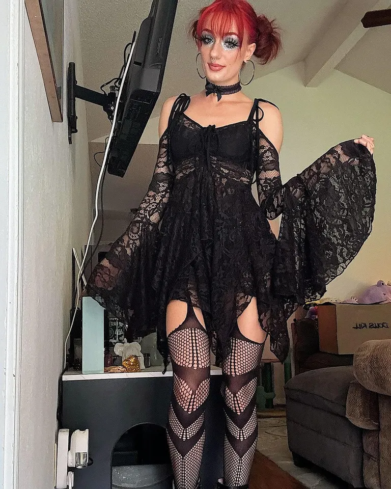 black maxi dress with lace self-portrait - Black Lace Ruffle Maxi Dress
