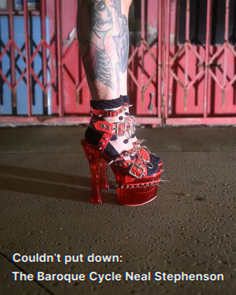 Spiked Patent Leather Clear Heel Peeptoe Platform Heels Widow- Red
