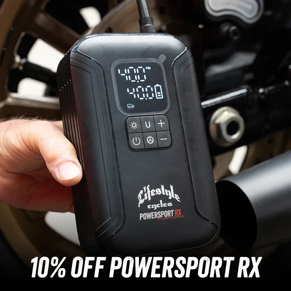 POWERSPORT RX1 Emergency Tire Repair, 2-in-1 Inflator & Jump