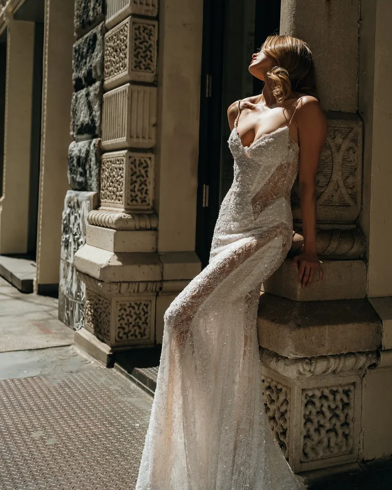 Mariposa | Sparkly Lace Wedding Dress