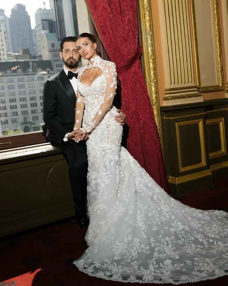 Lilith | 3D Embellished Lace Trumpet Wedding Dress