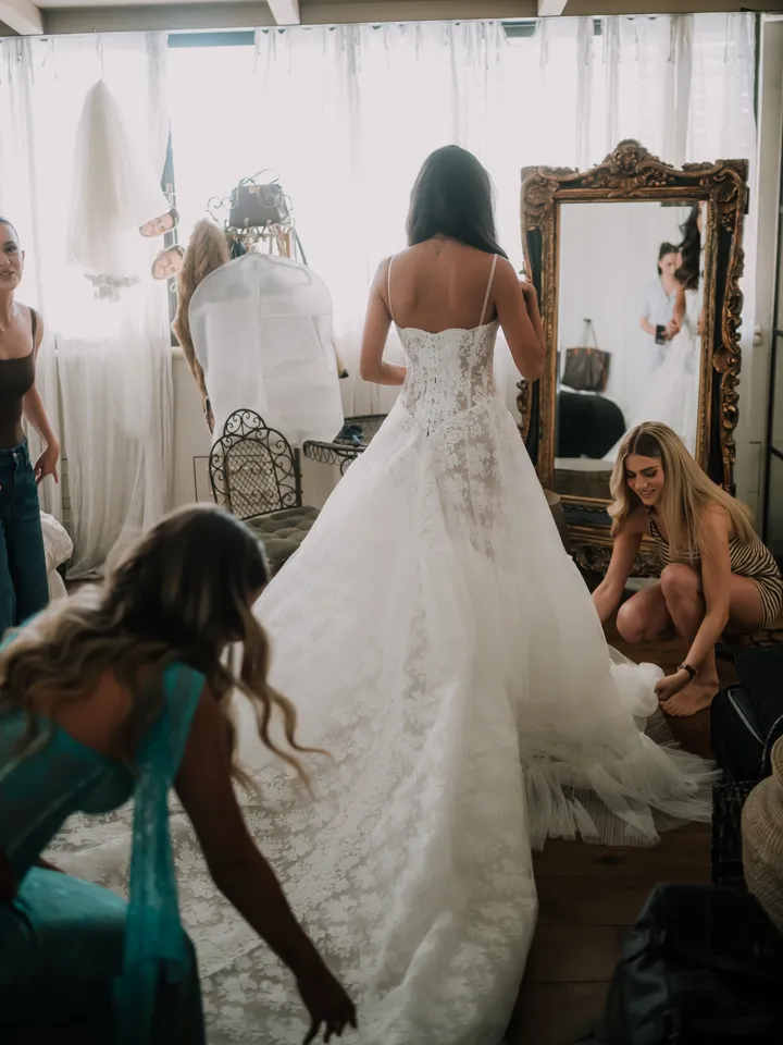 Wish | Ruffled Lace Corset Princess Dress