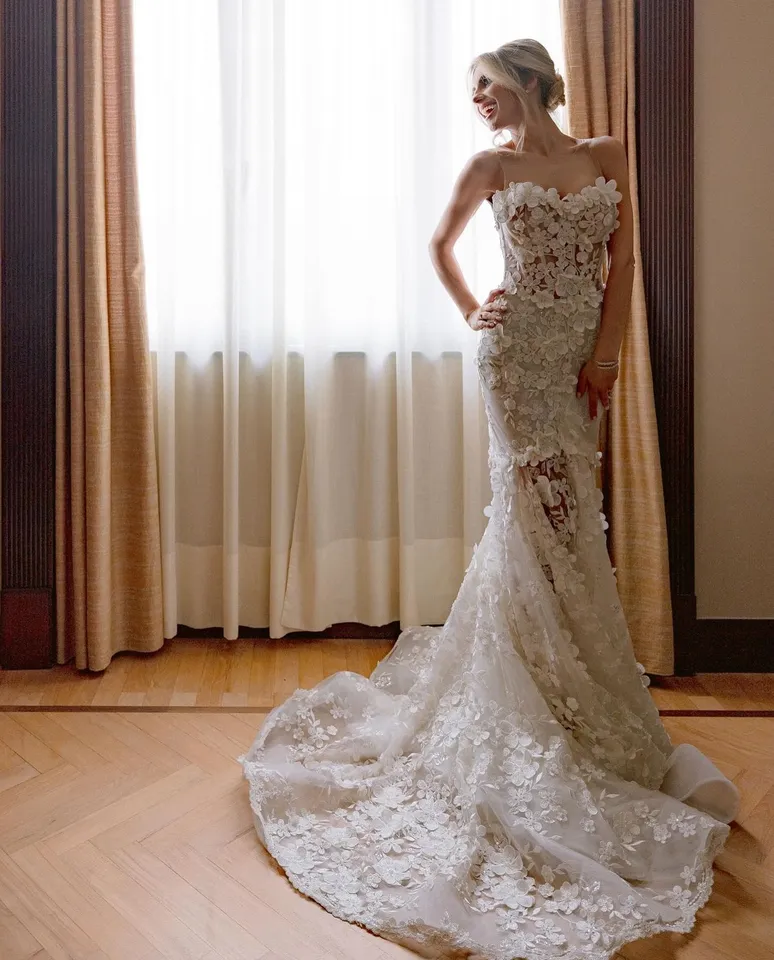 ぴっぴさん専用Galia Lahav Wedding Dress Carrie Carrie | Strapless Trumpet Corset Wedding Dress