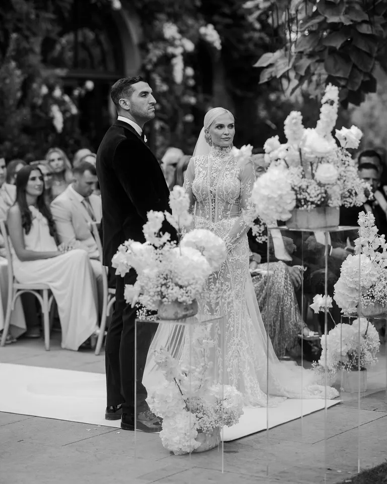 Remi Boho Mermaid Style Wedding Dress - Main Image