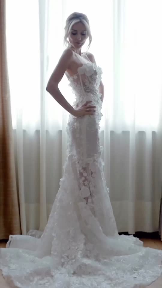 ぴっぴさん専用Galia Lahav Wedding Dress Carrie Carrie | Strapless Trumpet Corset Wedding Dress