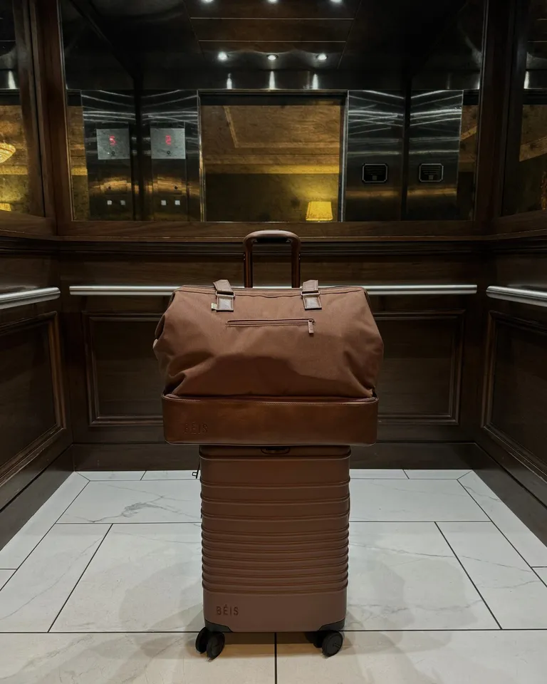 The Carry-On Roller in Atlas Pink