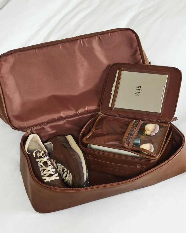 The Mini Weekender in Beige