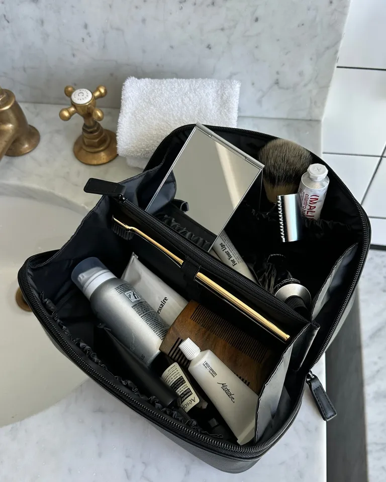 The Expandable Backpack in Beige