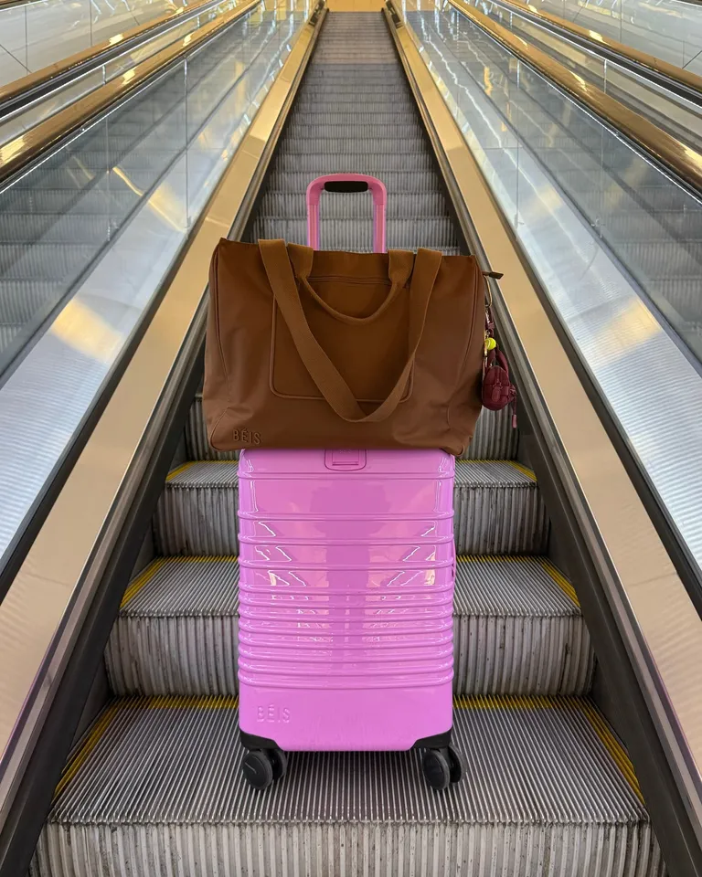 The Travel Tote in Camel