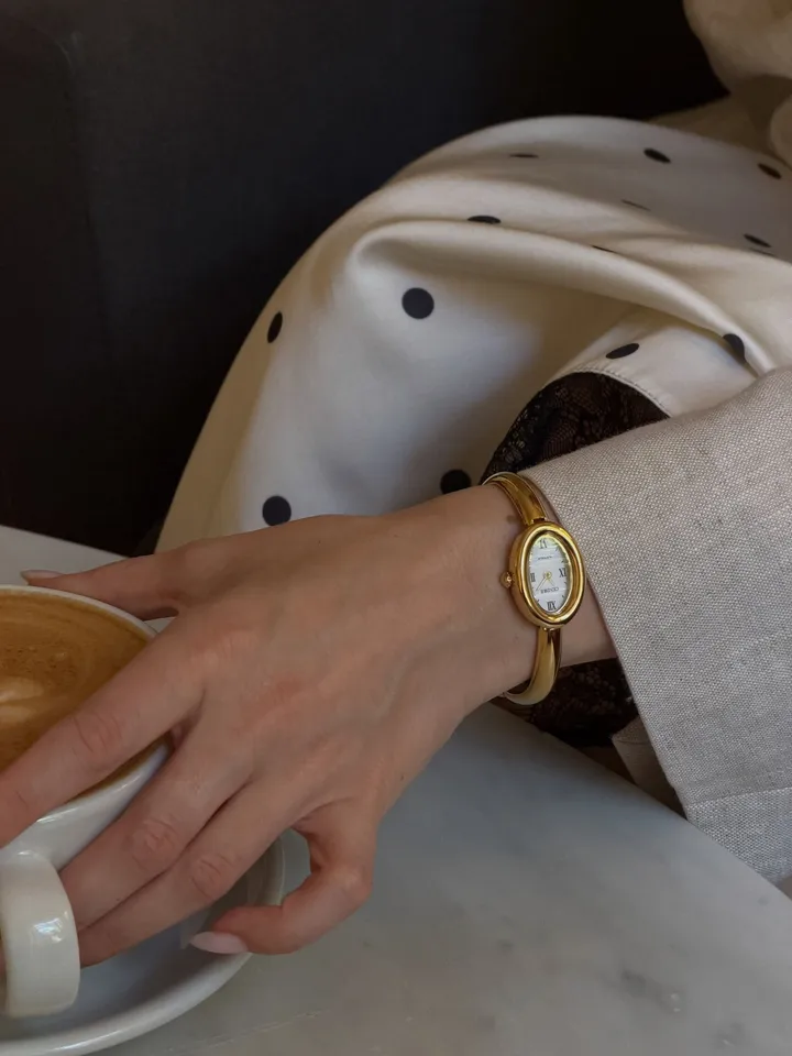 Kate Watch | White | 18K Gold – CENDRÉ