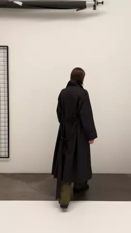 assign trench coat / black | m o o c h i