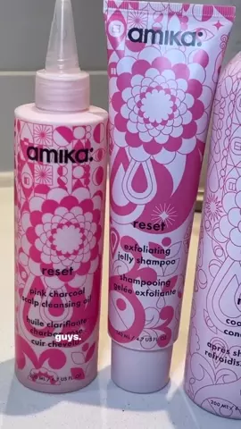 scalp cleanser : reset pink charcoal scalp cleansing oil | amika