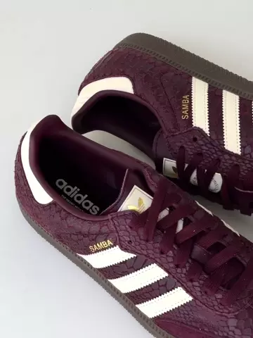 adidas gazelle silver green womens Women's Samba OG 'Maroon' Sneakers