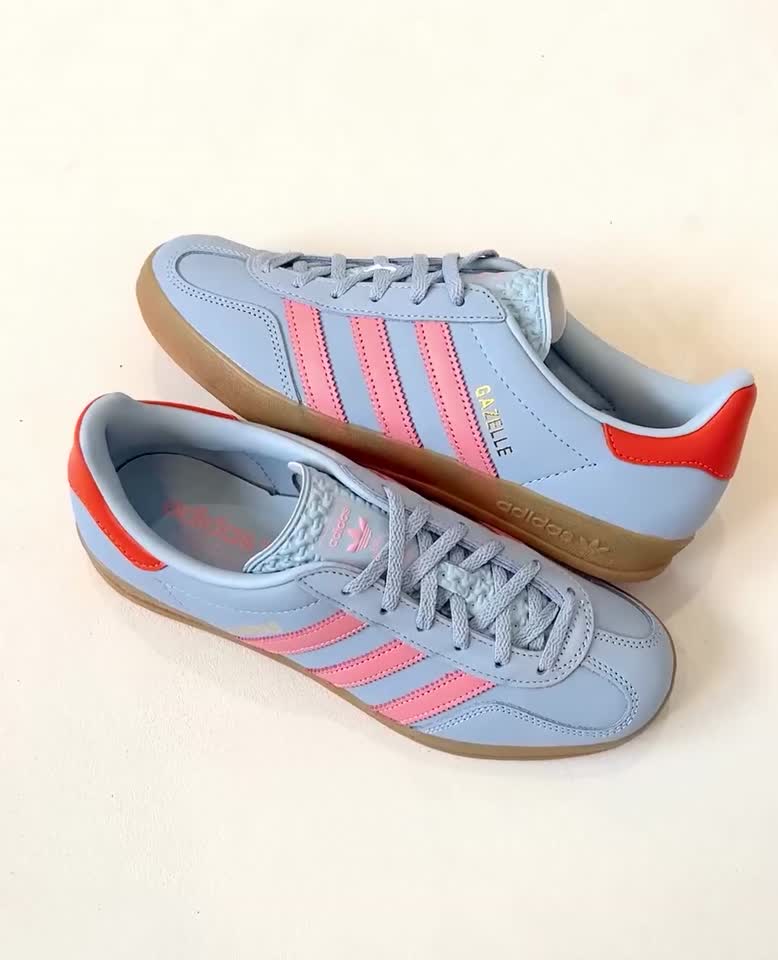 adidas gazelle silver green womens Adidas Women's Gazelle Clear Sky