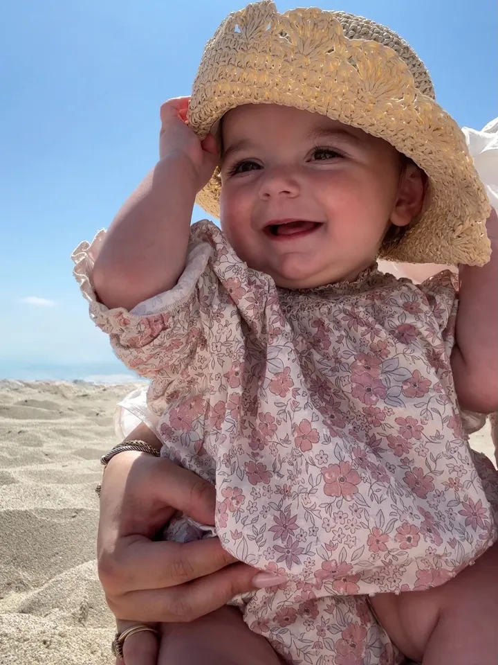 Maddie Romper Pastel Garden – Noralee